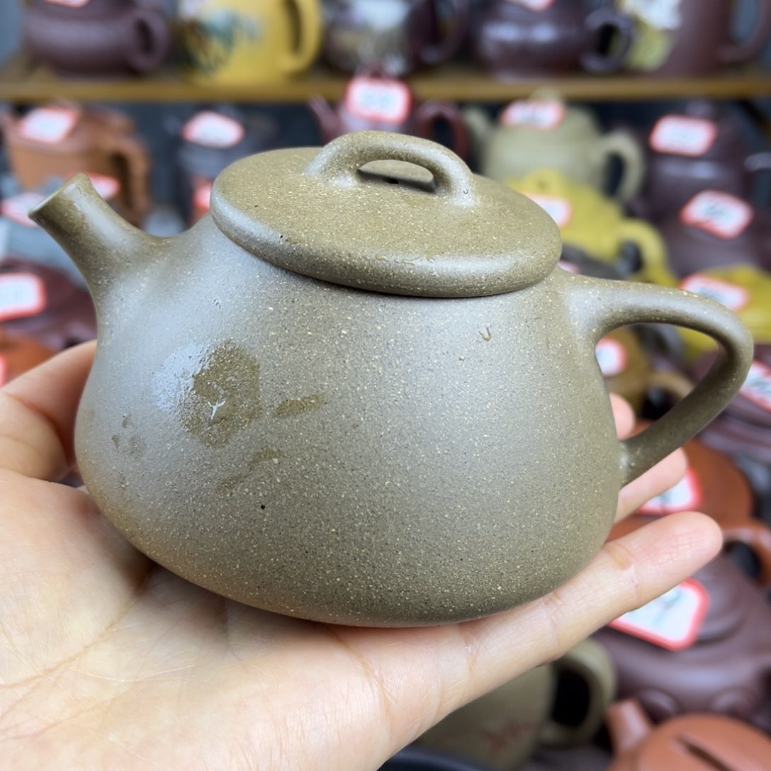 紫砂茶壶宜兴紫砂壶心舟石瓢