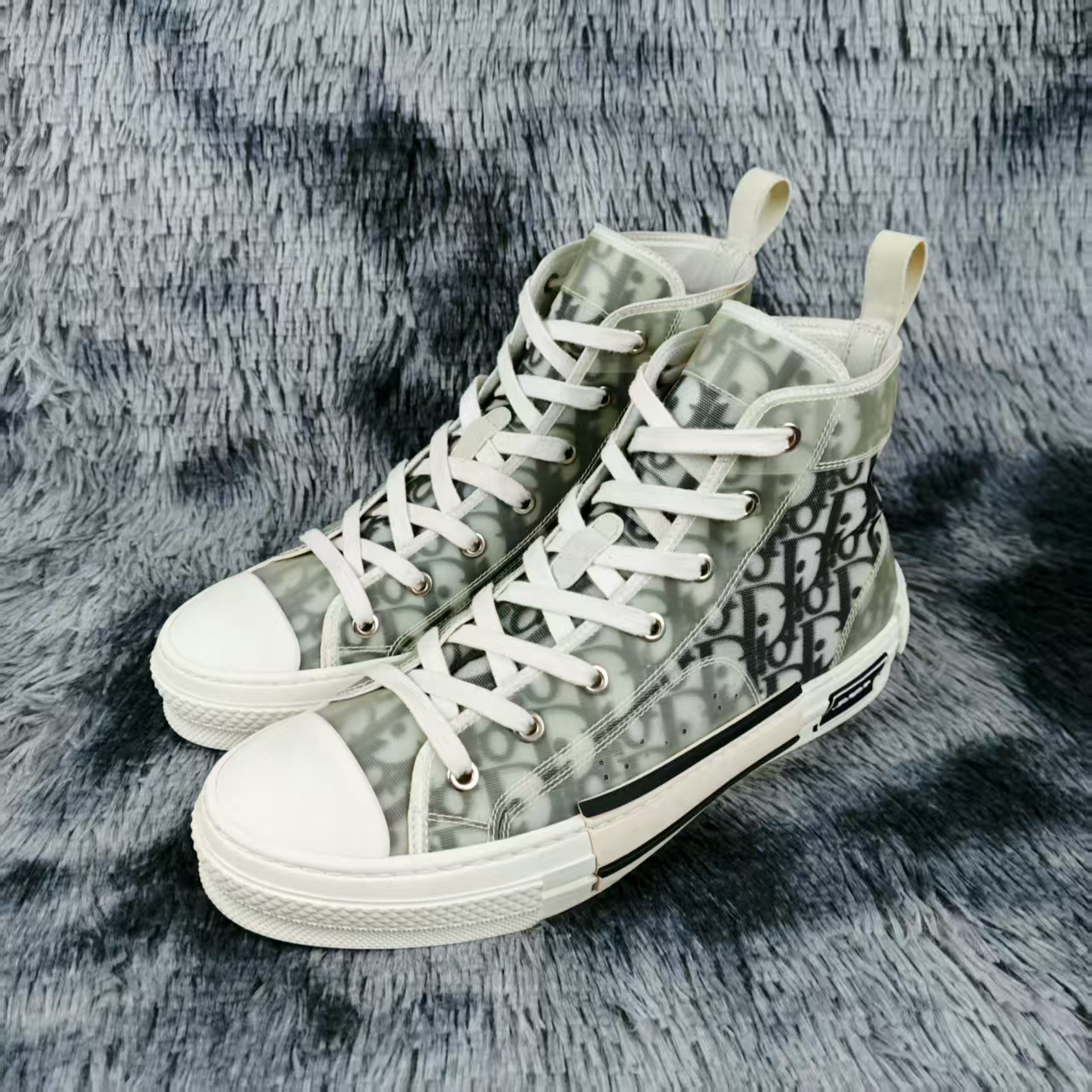 95新 DIOR/迪奥 B23 低帮黑白板鞋 41码 无盒
