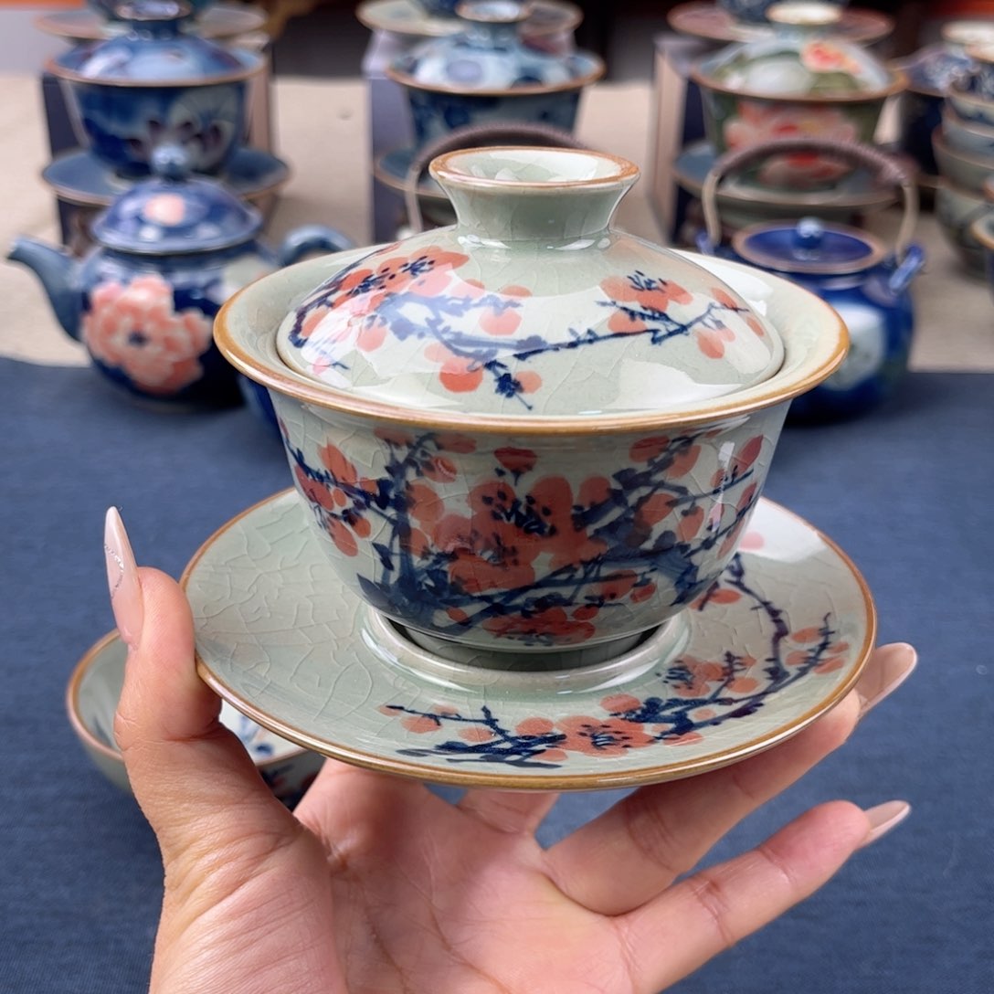 杯景德镇手绘手工茶具