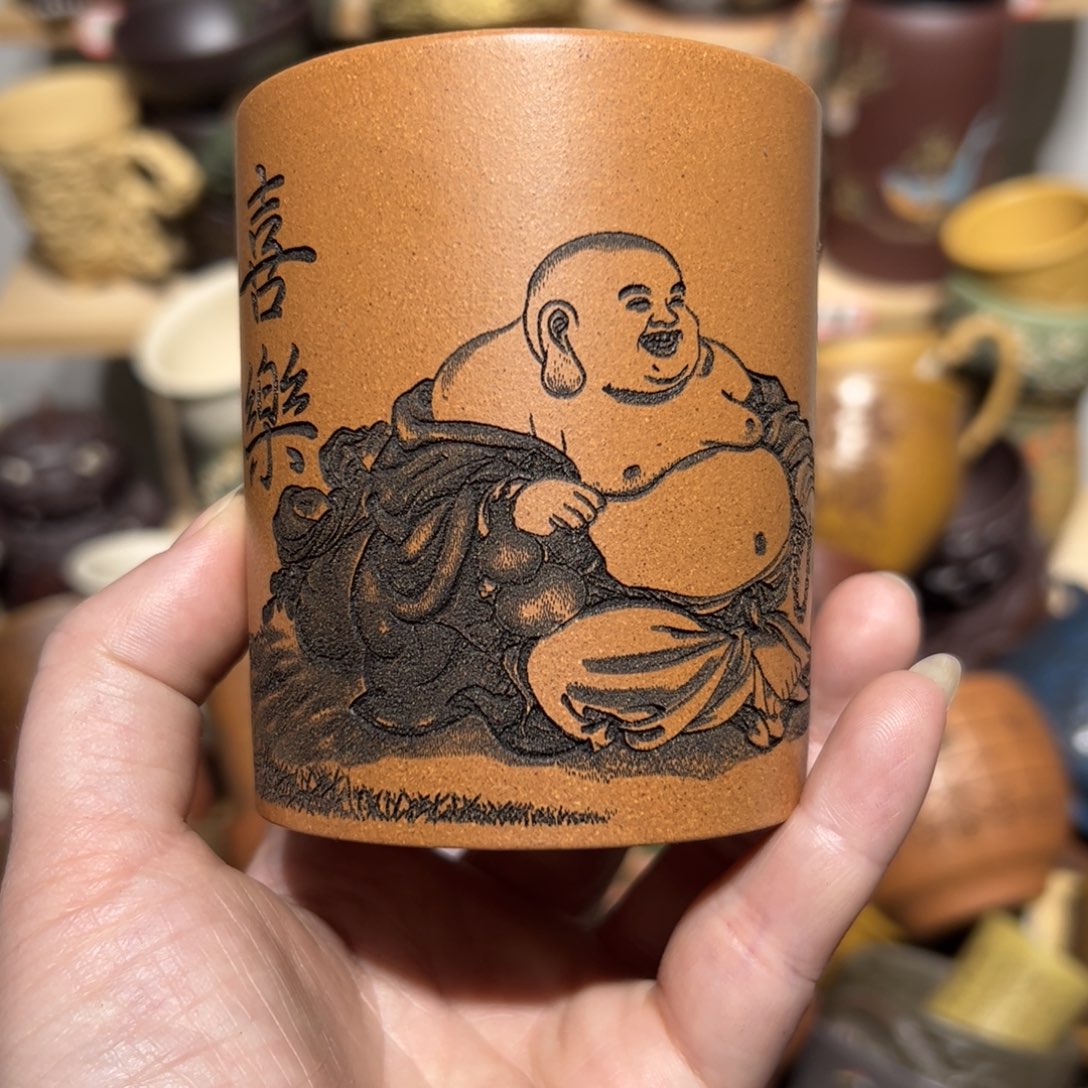 紫砂茶杯宜兴紫砂主人杯