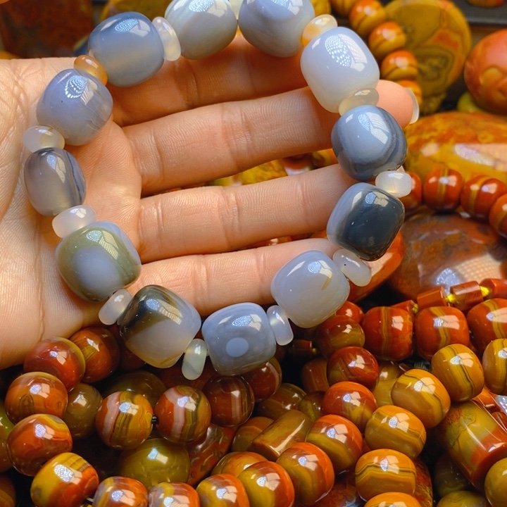 未镶嵌手链玛瑙/玉髓