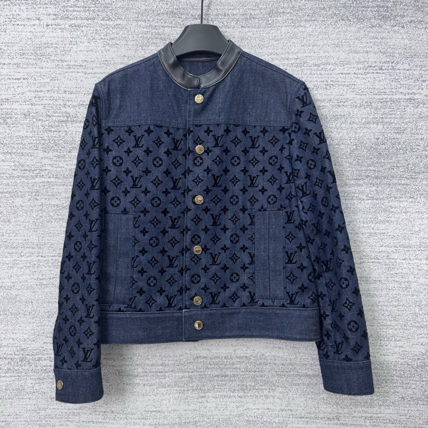 未使用 LouisVuitton/路易威登 A100663/三花满印牛仔外套/34码