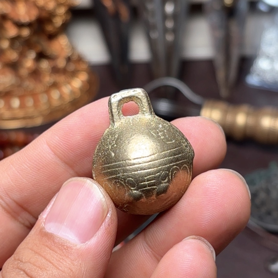 铜星月菩提挂件菩提