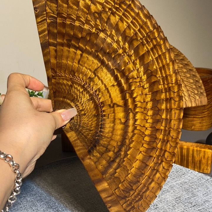 金丝楠金丝楠木扇子