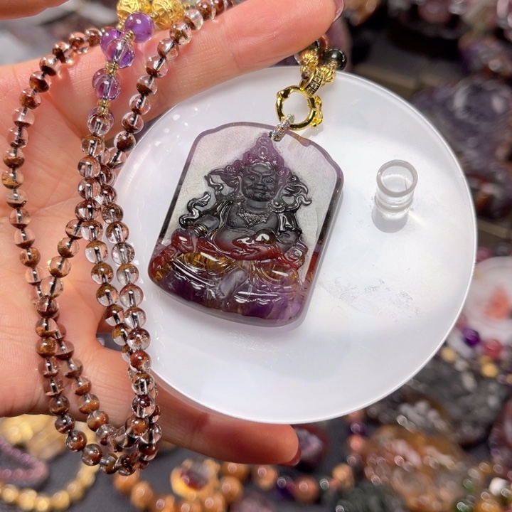 水晶颈饰未镶嵌订制