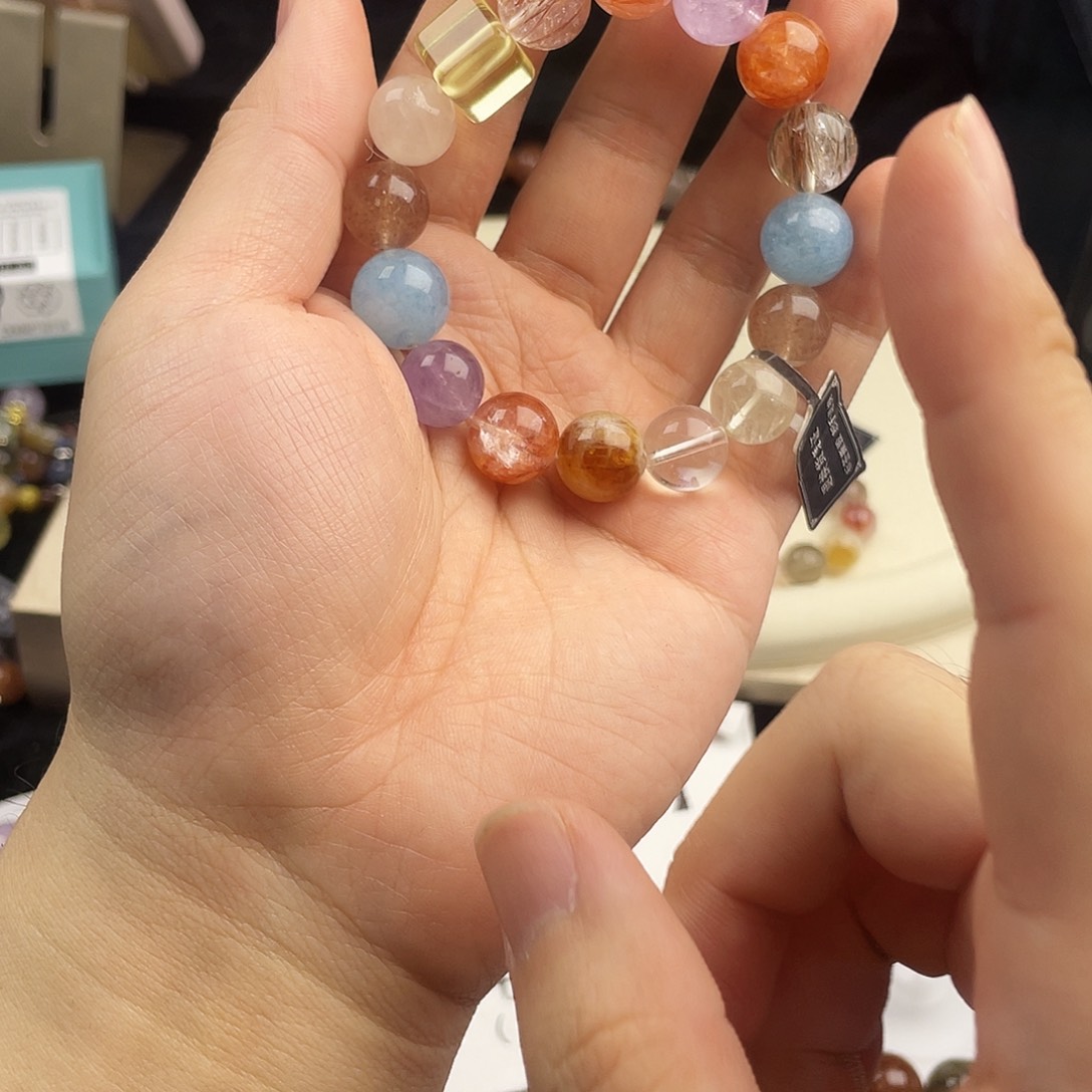 水晶银S925镶嵌手链