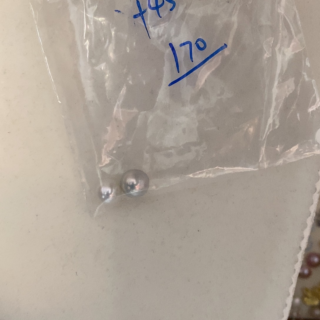 银S925镶嵌耳饰淡水珍珠