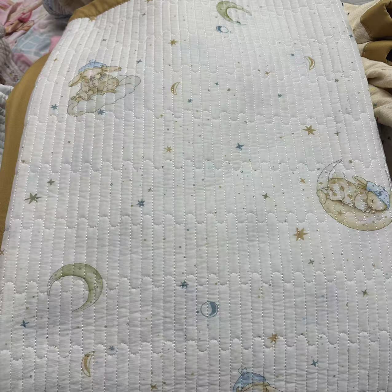 2025新款  凉感丝   凉席   床盖  枕套  绗缝   