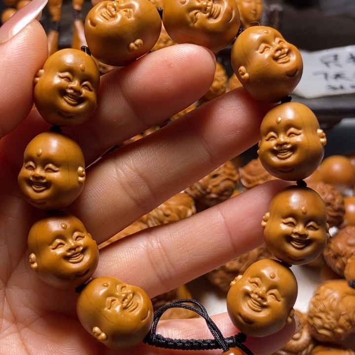 【闪购商品】橄榄核手串/手链十分开心1.7