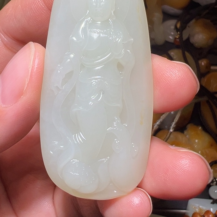 和田玉挂件未镶嵌元**贞