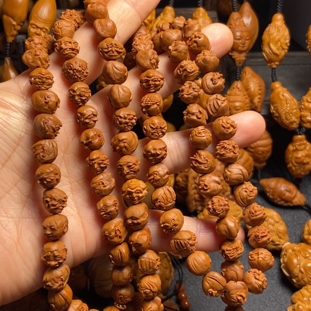 【闪购商品】手串/手链橄榄核向*靖桃单108罗汉