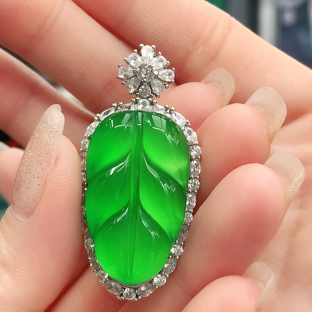 银S925镶嵌吊坠玛瑙/玉髓