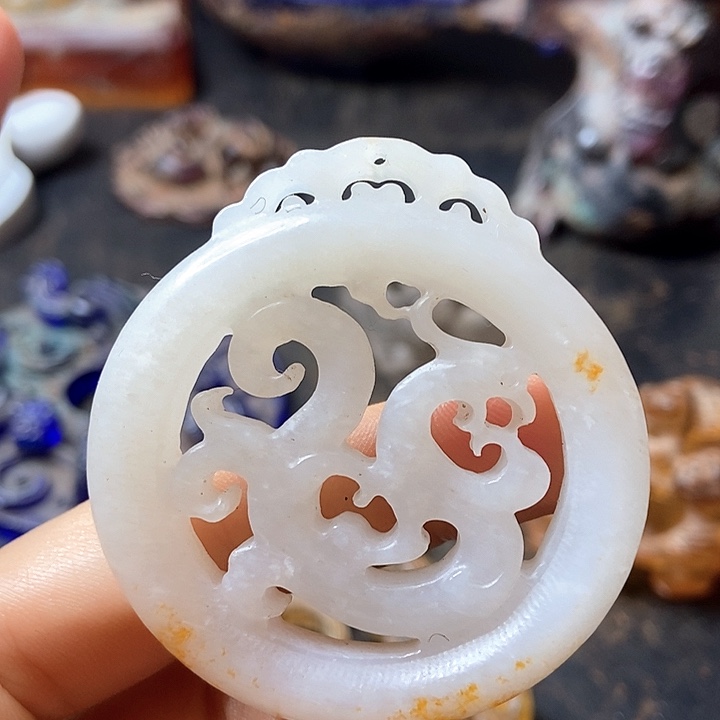 吊坠白玉菩提吊坠