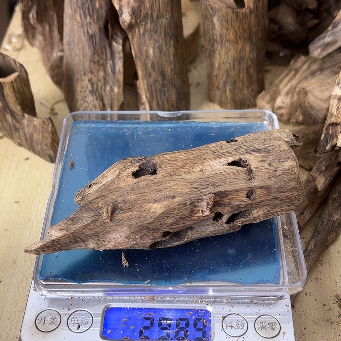 香料绿奇楠虫漏29克乌身