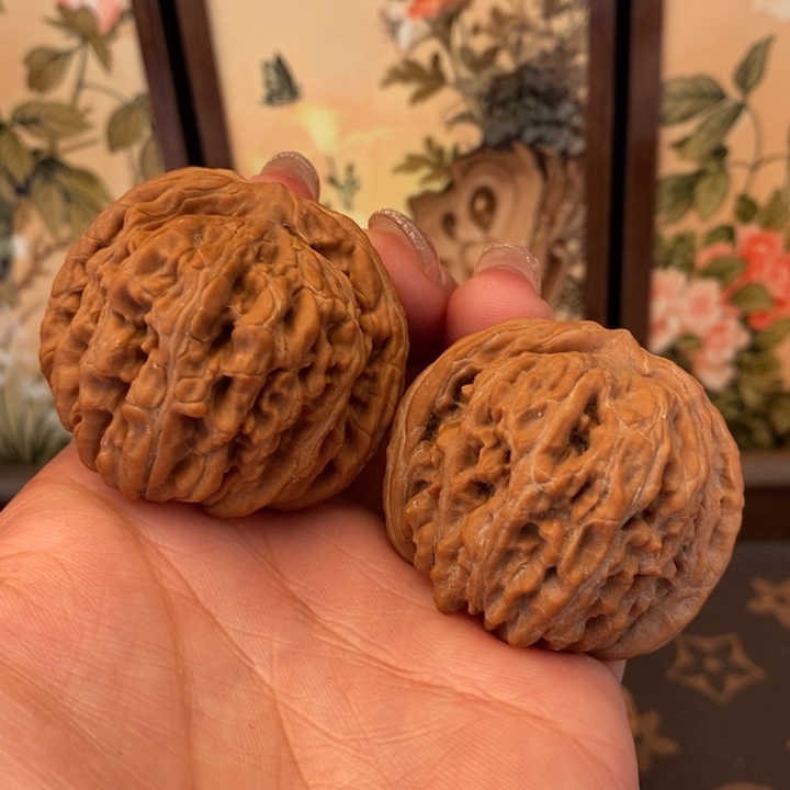 文玩核桃吊坠四座楼