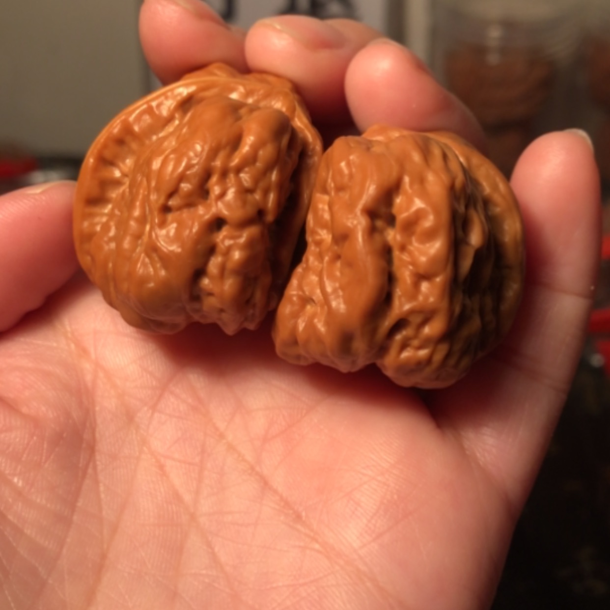 【闪购商品】文玩核桃把件蛤蟆头半壁江山