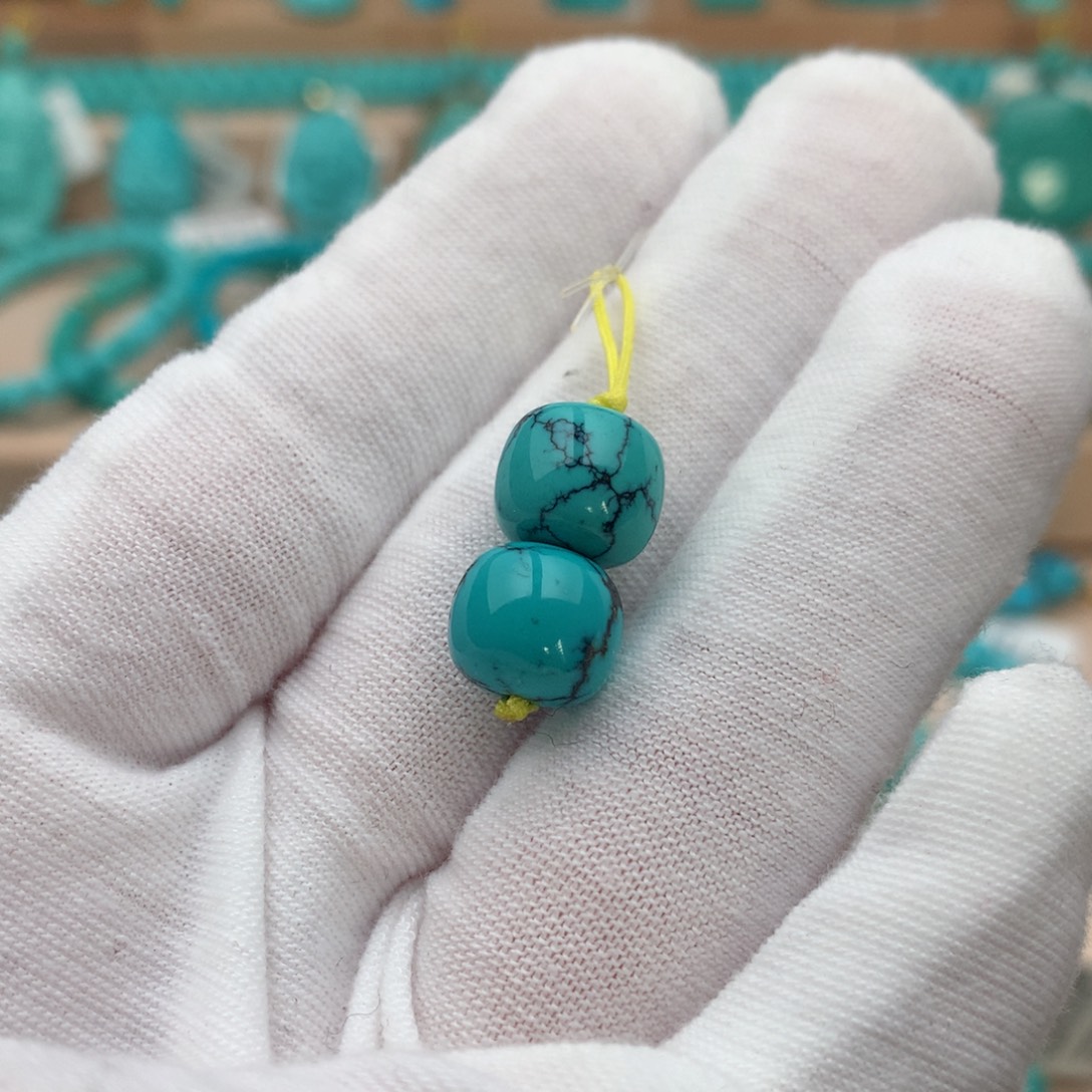 绿松石未镶嵌珠宝奇石10mm