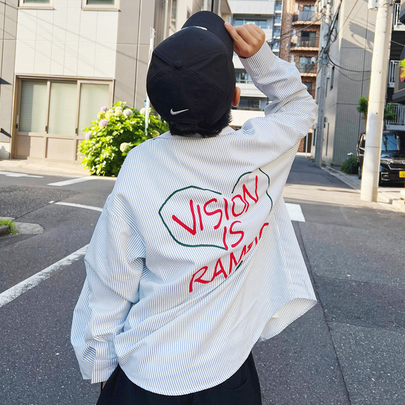 【现货】2025秋装新品男童清新竖条衬衫中大童休闲宽松开衫童装潮