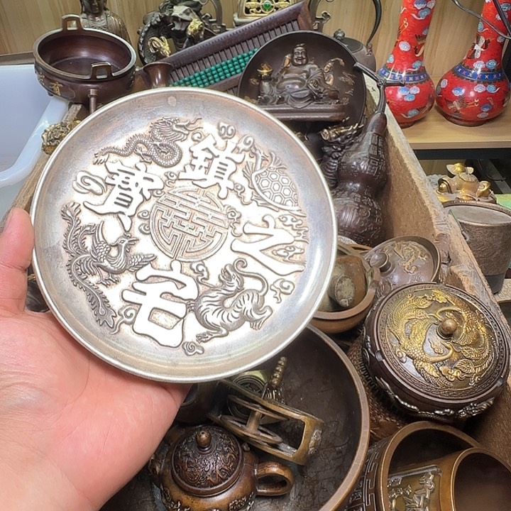 铜器办公室茶室摆件