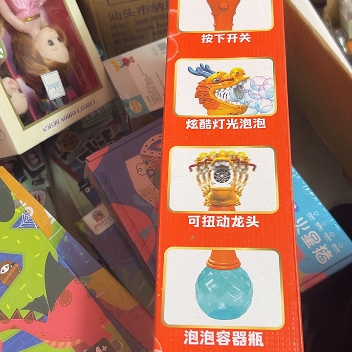 龙头旋转泡泡机灯光音乐