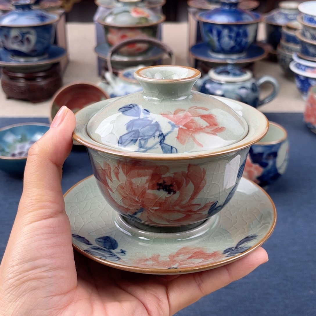 杯景德镇手绘手工茶具