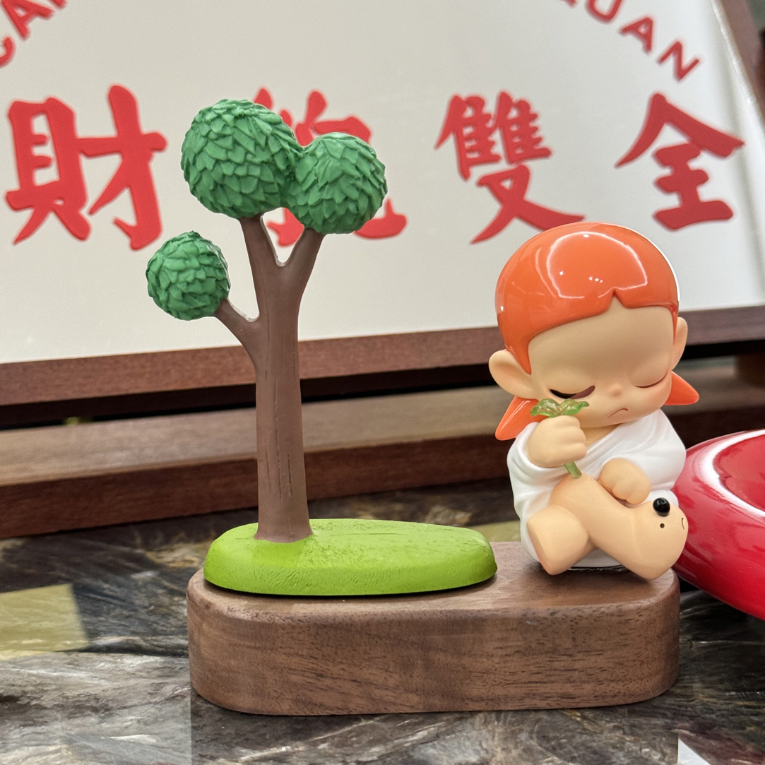 正版泡泡玛特车载摆件