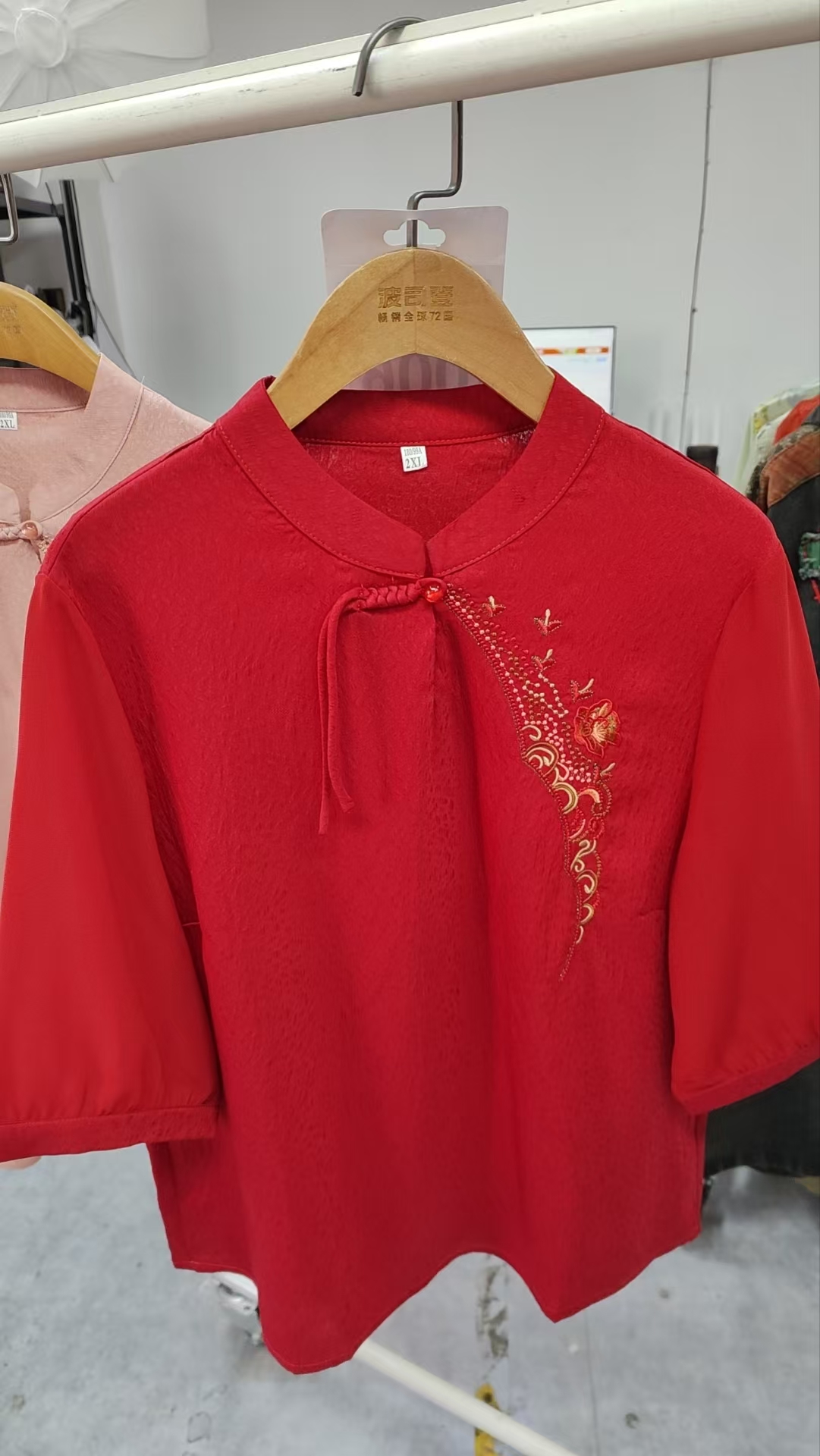 006-洋气中老年女装百搭宽松型薄款女士