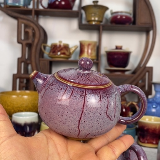 茶盏笑**花神垕钧瓷茶器