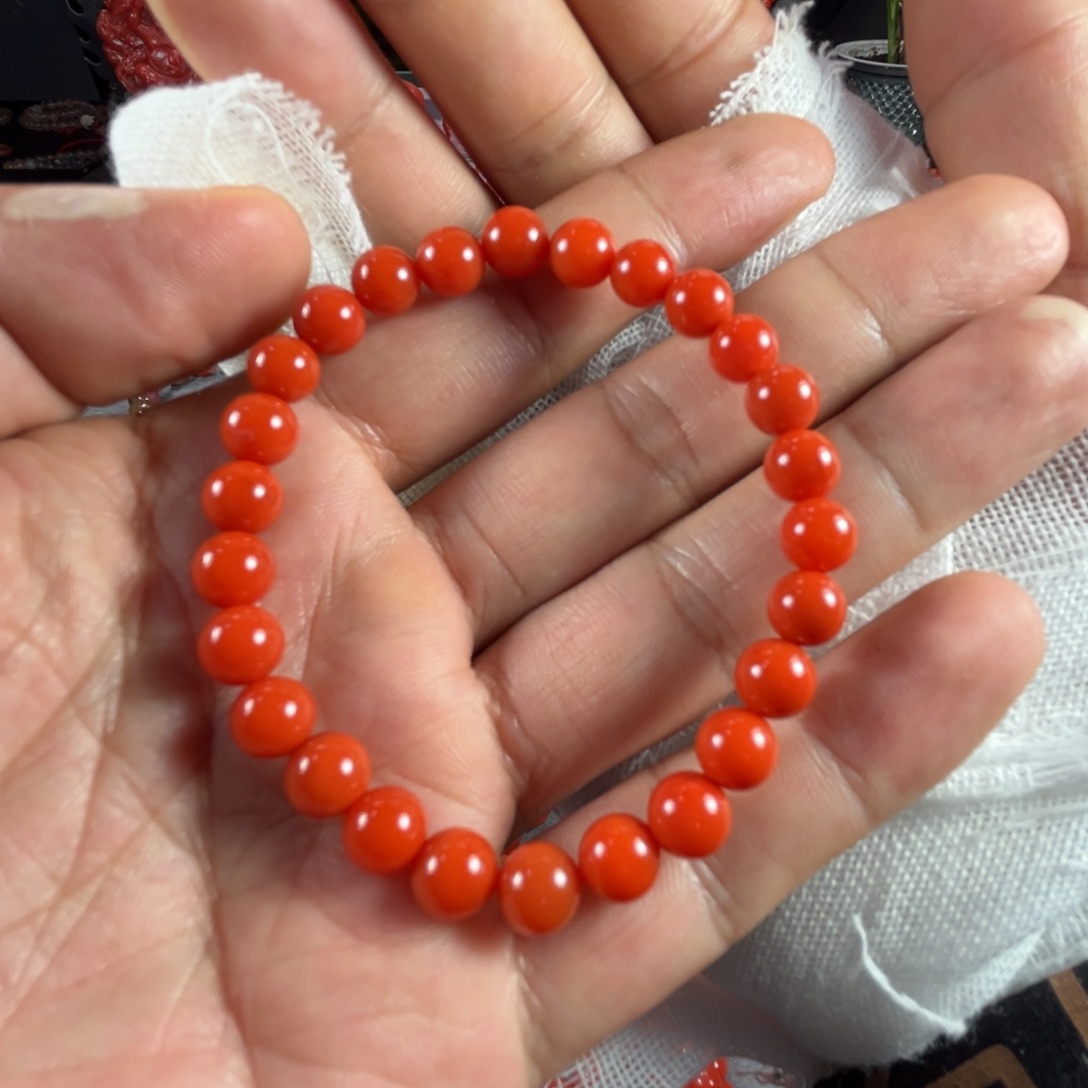 南红玛瑙手链未镶嵌敏****0