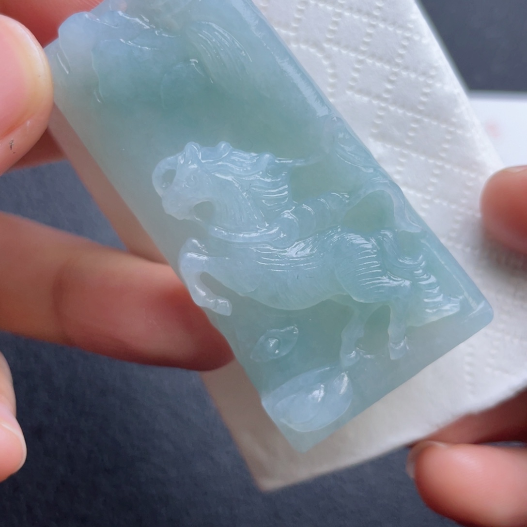 九****定制翡翠未镶嵌翡翠吊坠