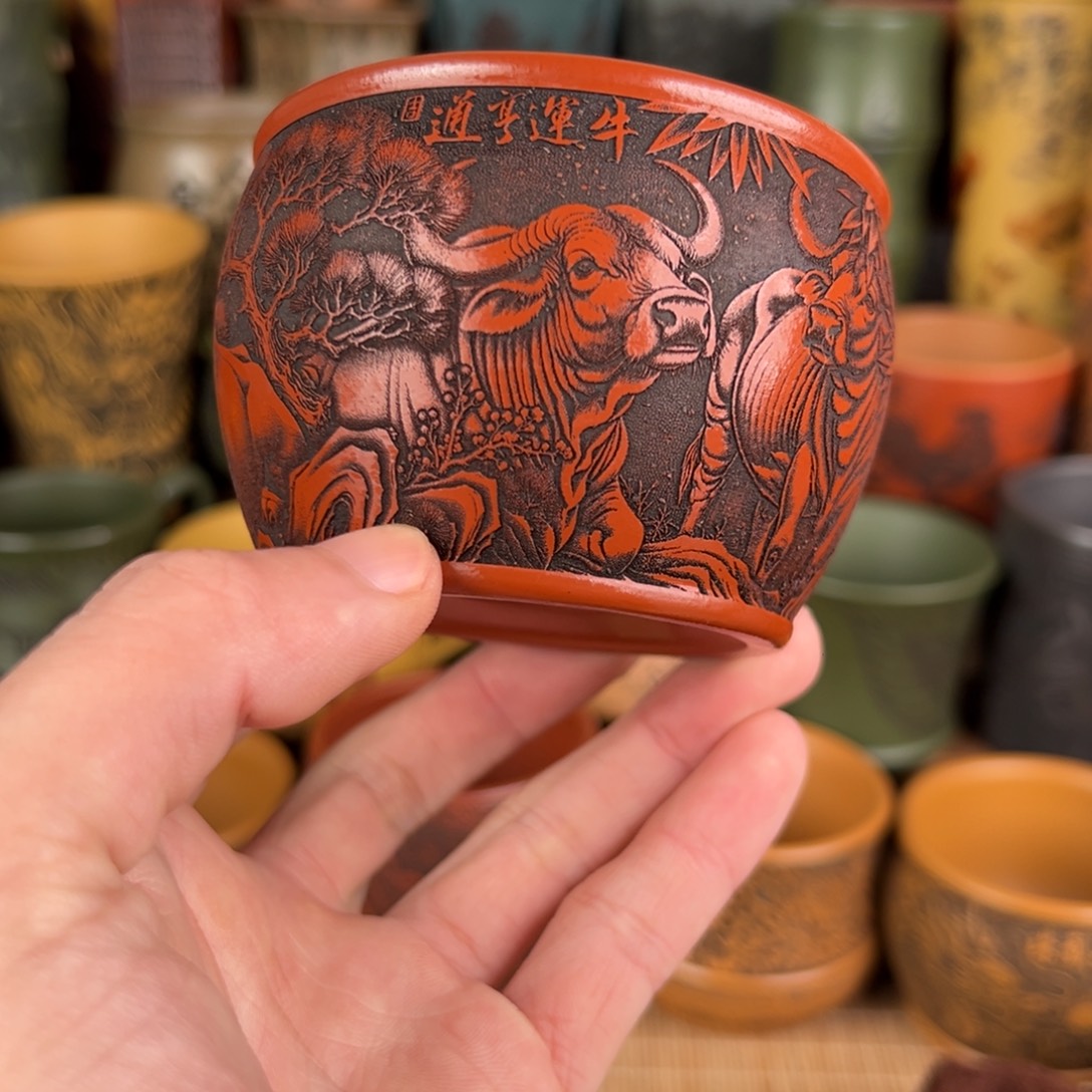 茶杯紫砂宜兴原矿紫砂杯