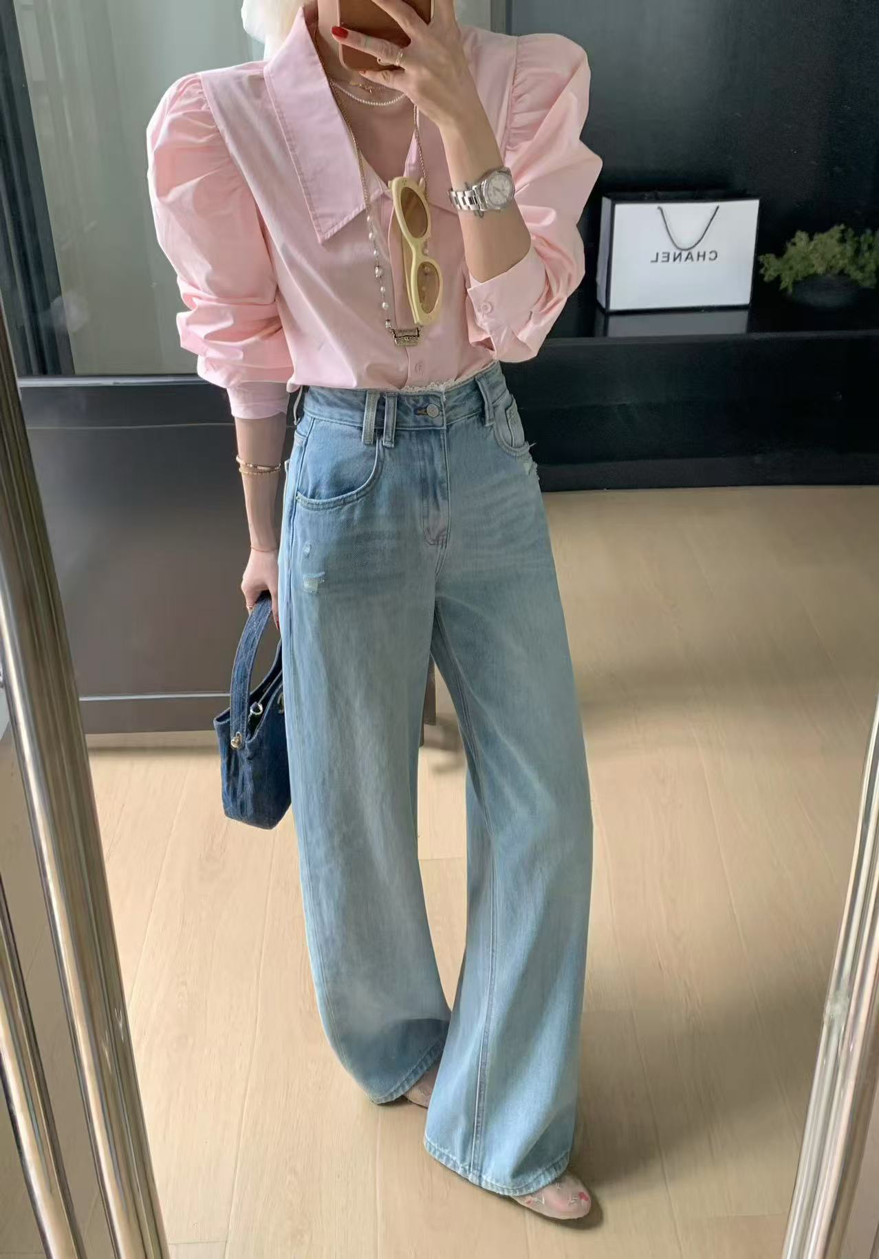 7359显瘦窄版牛仔裤