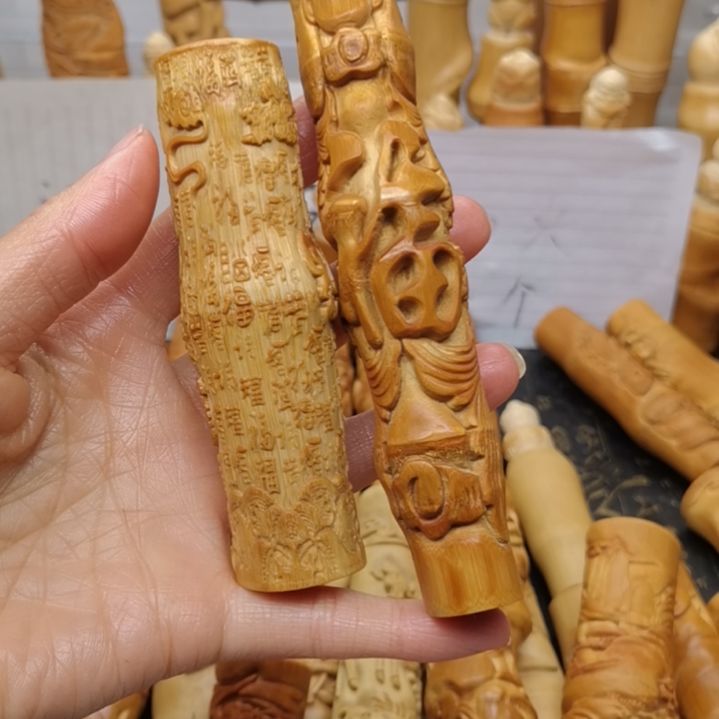 N***宁竹红皮料子浮福鱼百福