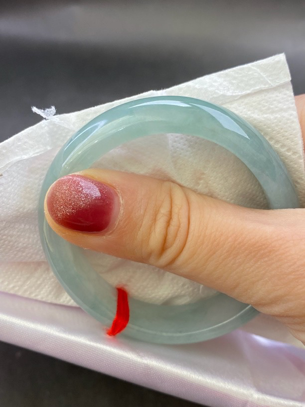 A货翡翠冰晴小贵妃52圈口