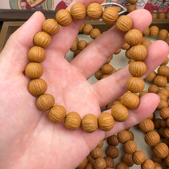 辉***烤猴头核桃吊坠12猴头