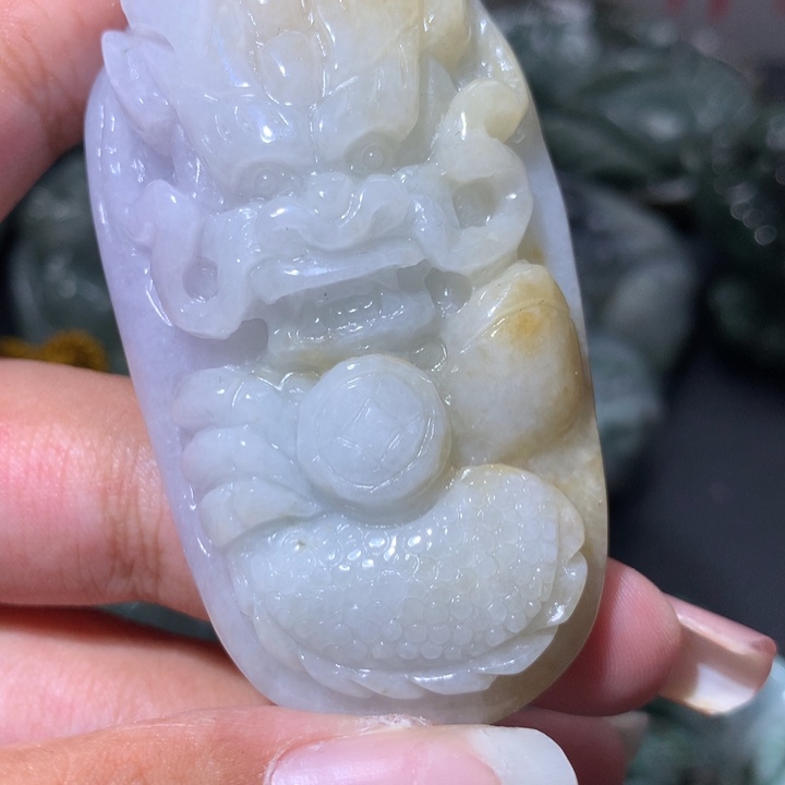 翡翠未镶嵌颈饰保真天然a货翡翠