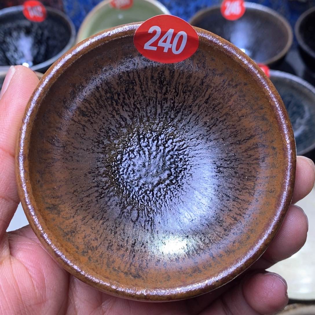 茶盏山下乾龙窑柴烧茶盏