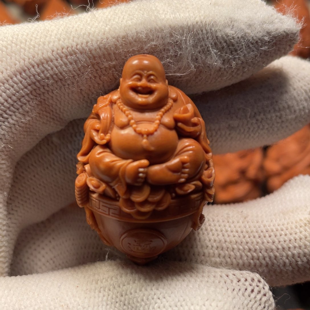 橄榄核手串/手链聚宝弥勒