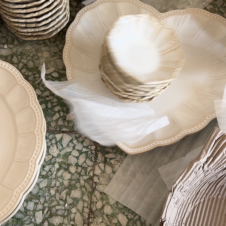 瓷片全场瑕疵商品料碟10洛可可