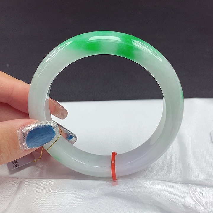 未镶嵌手镯翡翠57圈877