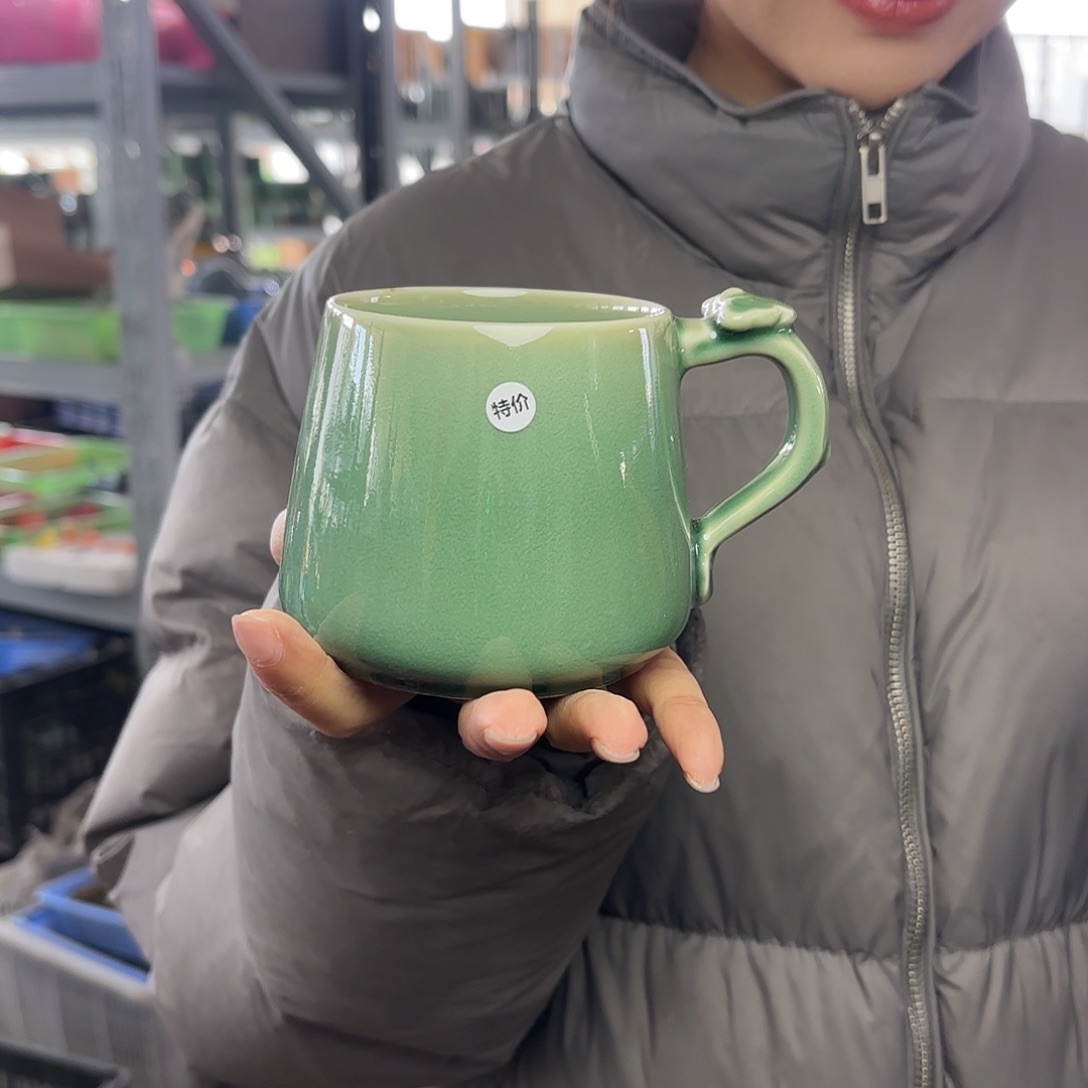 龙泉云间青瓷小米茶器