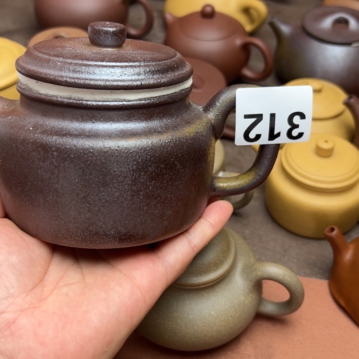 溪***茶壶紫砂紫泥半手工420左右