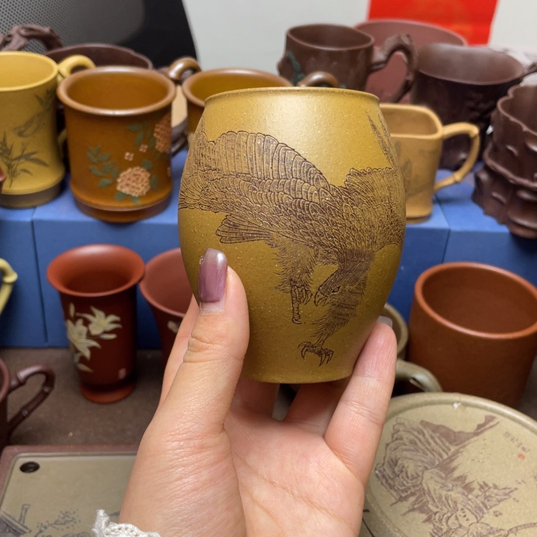 紫砂茶杯紫砂主人杯