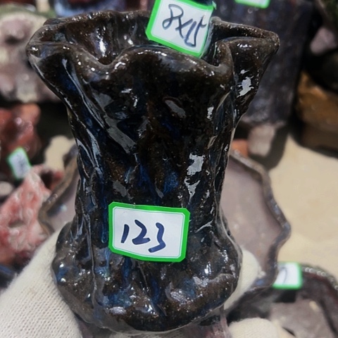 红陶粗陶花盆手工