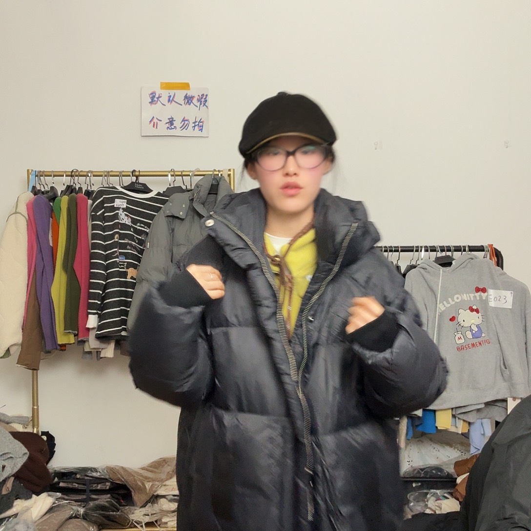 J194lsqq黑色长款s码