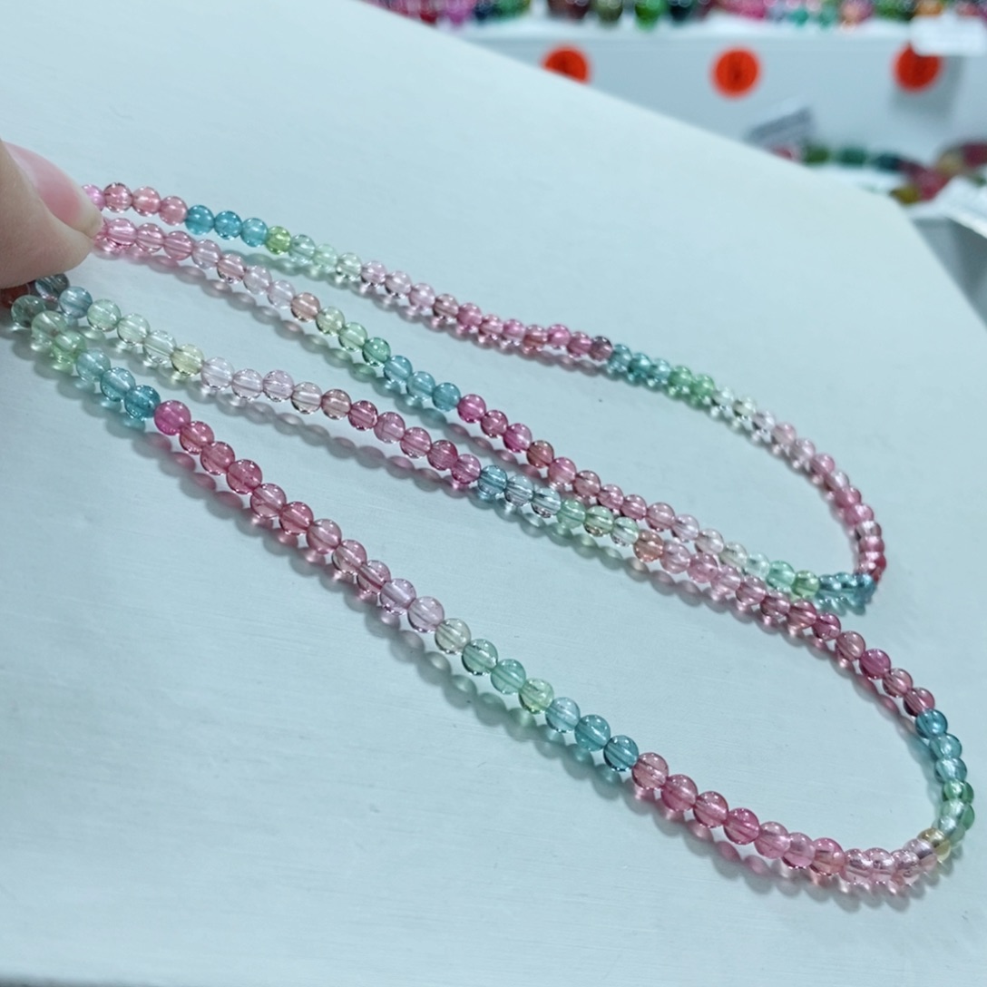 碧玺手链未镶嵌多样性发一条