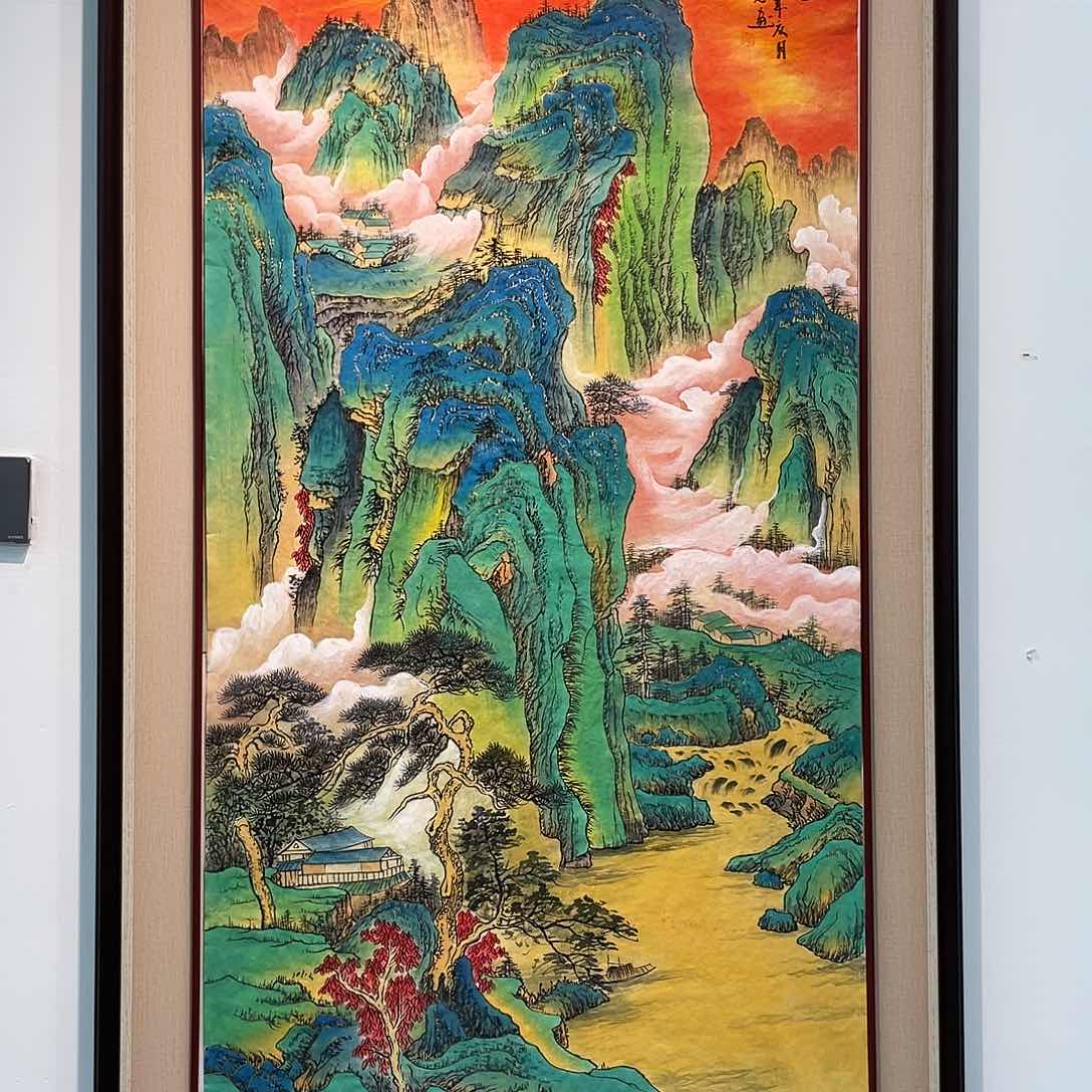 国画凌行志手绘作品