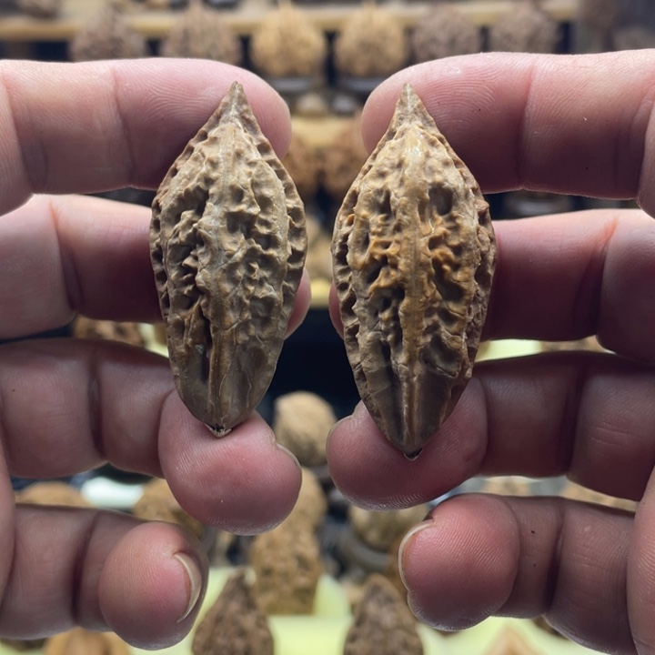 凯****把件文玩核桃柳叶