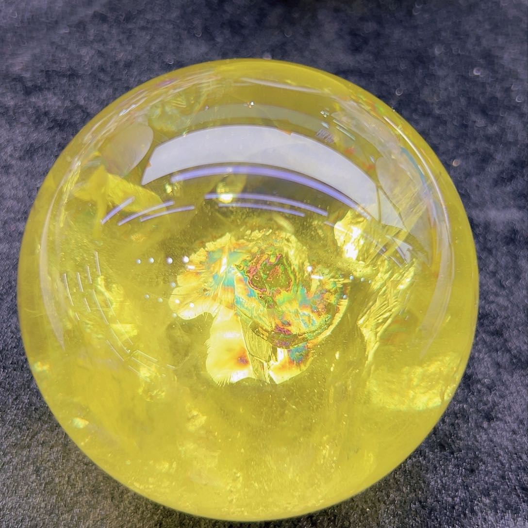 水晶水晶球摆件9.9c m未镶嵌