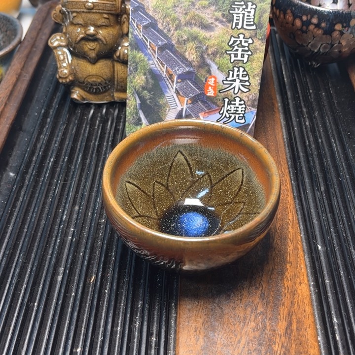 建盏手握喝茶主人杯
